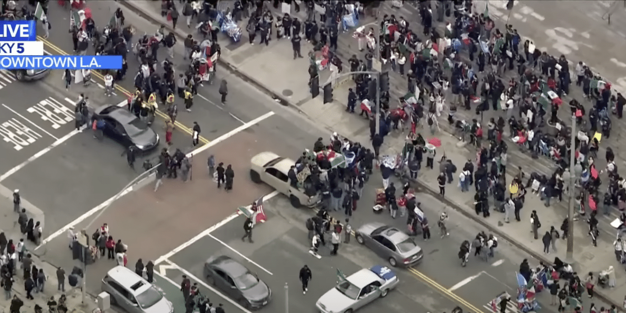 Person stabbed as students protest Trump’s immigration policies in Los Angeles